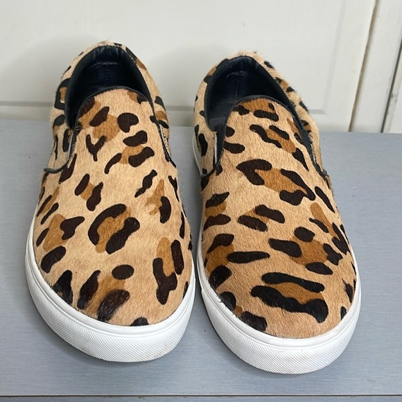 Steve Madden Shoes - Steve Madden Women’s Cow Hide Leopard Print Slip On Shoes Size 9